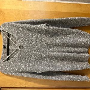 Torrid Grey Front Criss Cross Knit Sweater